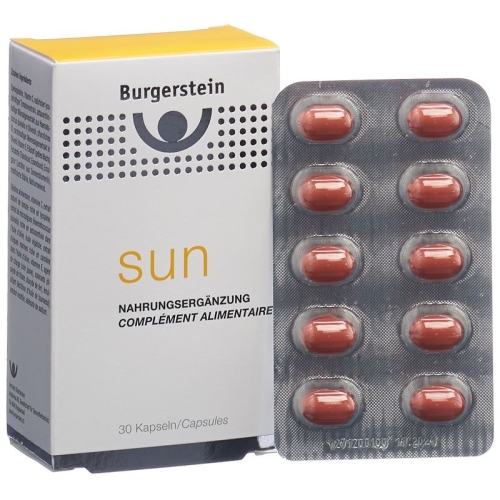 Burgerstein sun capsules 30 pieces buy online