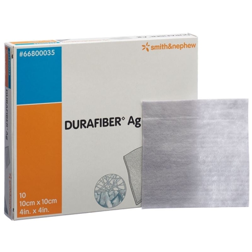 Durafiber Ag Wundauflage 10x10cm Steril 10 Stück buy online