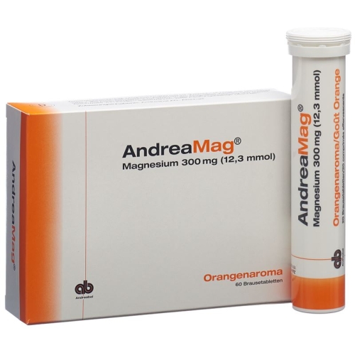 Andreamag Brausetabl 300 mg Orange flavor 60 pcs