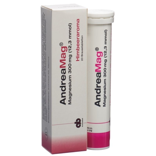 Andreamag Brausetabl 300 mg with raspberry flavor 20 pcs