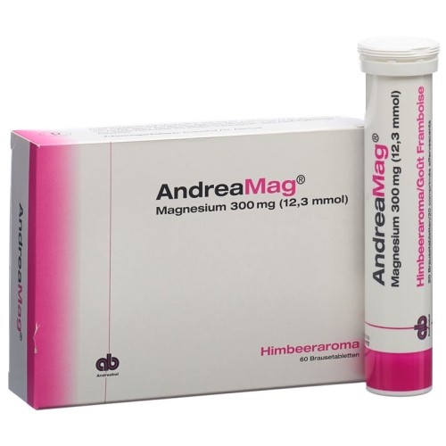 Andreamag Brausetabl 300 mg with raspberry flavor 60 pcs