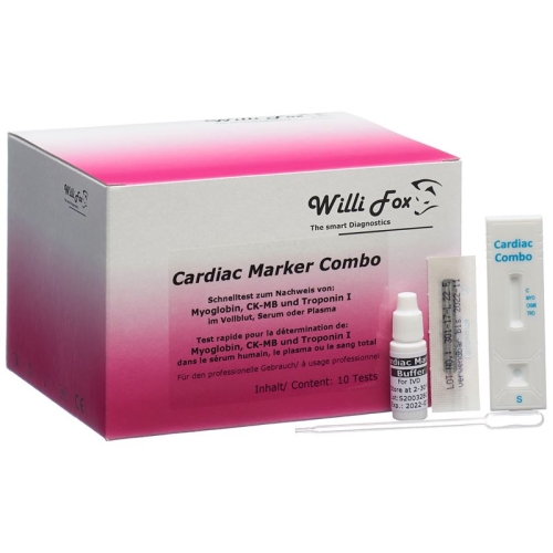 Willi Fox Cardiac Marker Test Combo 10 pcs