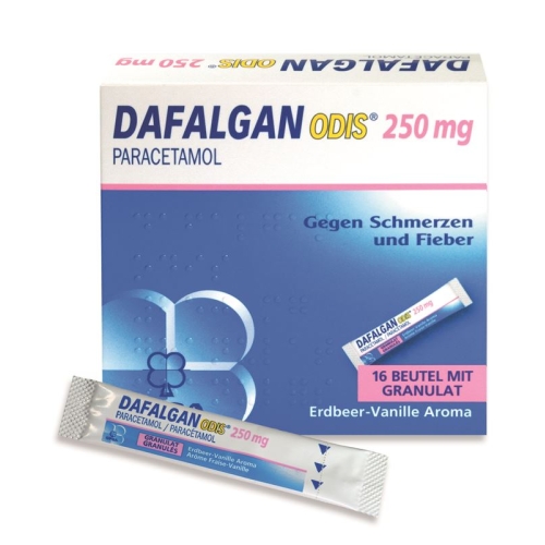 Dafalgan Odis Gran 250 mg Btl 16 pcs