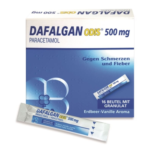 Dafalgan Odis Gran 500 mg Btl 16 pcs