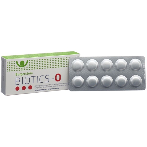 Burgerstein Biotics-O tablets Blist 30 pieces buy online