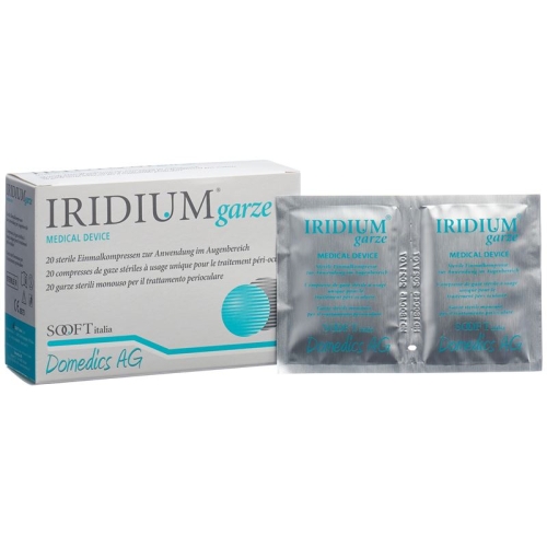 IRIDIUM Garze Einmalkompressen sterile 20 pcs