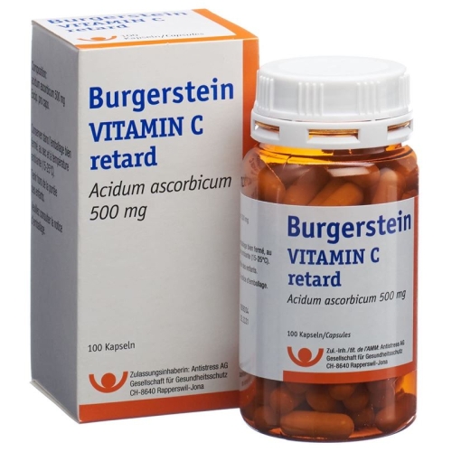 BURGERSTEIN Vitamin C Ret capsules 500 mg buy online