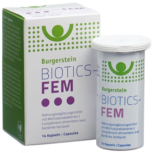 Burgerstein Biotics-FEM capsules 14 pieces buy online