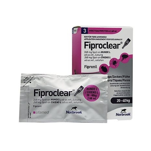 Fiproclear Spot-on Hunde L Ad Us Vet. 3x 2.68ml buy online