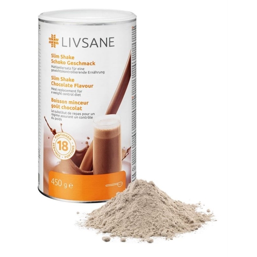 Livsane Slim Shake Schoko Geschmack 450g buy online