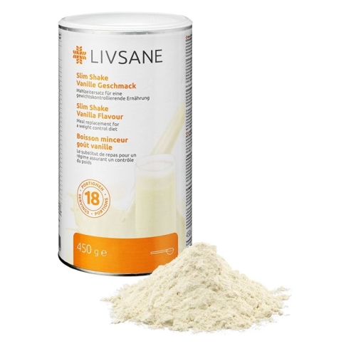 Livsane Slim Shake Vanille Geschmack 450g buy online