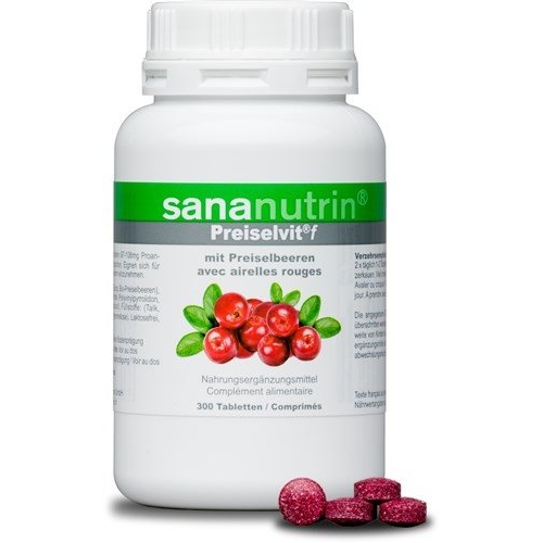 Sananutrin Preiselvit F Tabletten Dose 300 Stück buy online