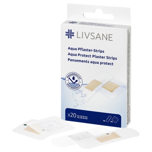 Livsane Aqua Pflaster-Strips 20 Stück buy online