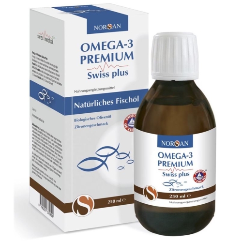 Norsan Omega-3 Premium Swiss Plus Öl Flasche 250ml buy online