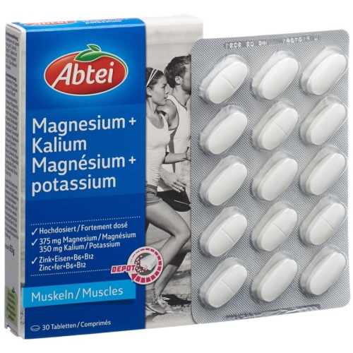 Abtei Magnesium + Potassium Depot 30 tablets buy online