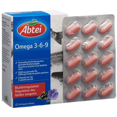 Abtei Omega 3-6-9 Capsules 60 pieces buy online