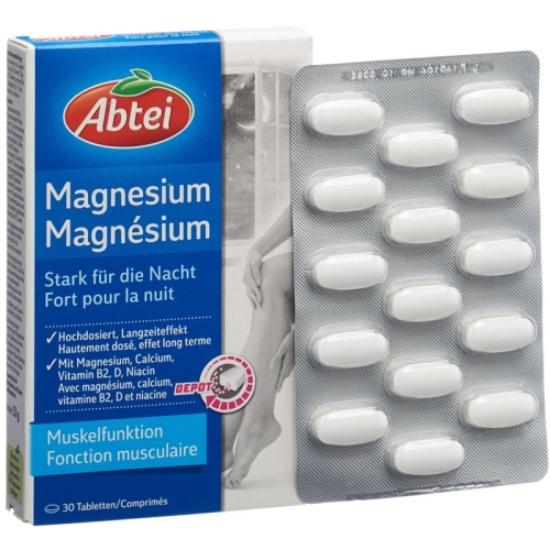 Abtei Magnesium Strong for Night Tablets Depot 30 Capsules buy online