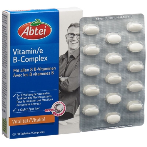 Abtei Vitamin B-complex Depot Tablets 30 Capsules buy online