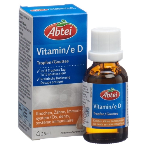 Abtei Vitamin D Tropfen Flasche 25ml buy online