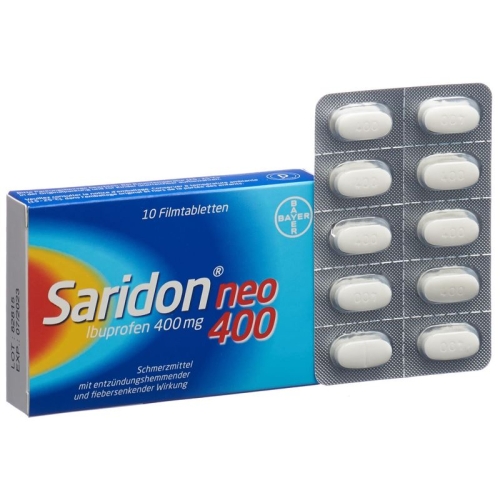 Saridon Neo Filmtabletten 400mg 10 Stück buy online