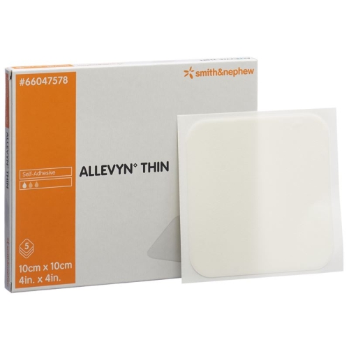 Allevyn Thin Wundverband 10x10cm 5 Stück buy online