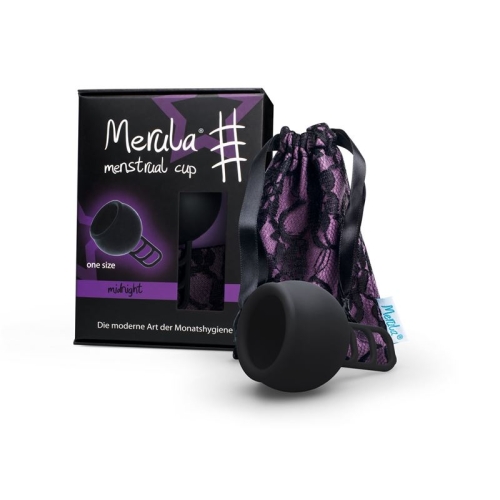 Merula Menstrual Cup One Size Black buy online