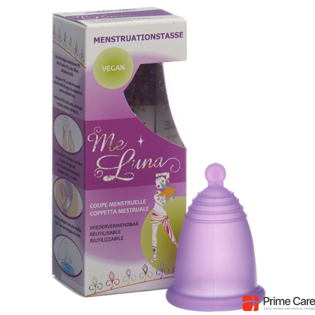 Me Luna Menstrual Cup Classic L Ball Purple