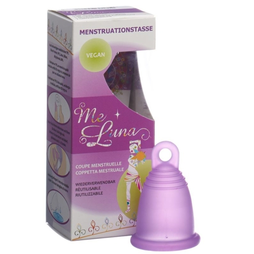 Me Luna Menstrual Cup Classic S Ring Purple buy online