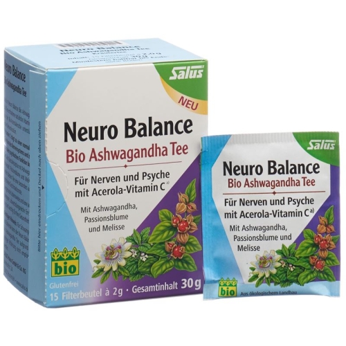 Salus Neuro Balance Ashwagandha Tea Organic bags 15 pieces buy online