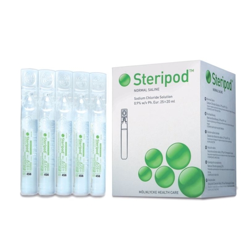 Steripod Spüllösung 0.9% Steril 25 Monodosen 20ml buy online