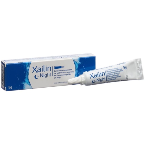 Xailin Night Benetzende Augensalbe 5g buy online