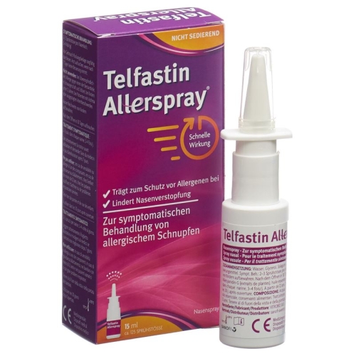 Telfastin Allerspray Nasal Spray bottle 15ml buy online