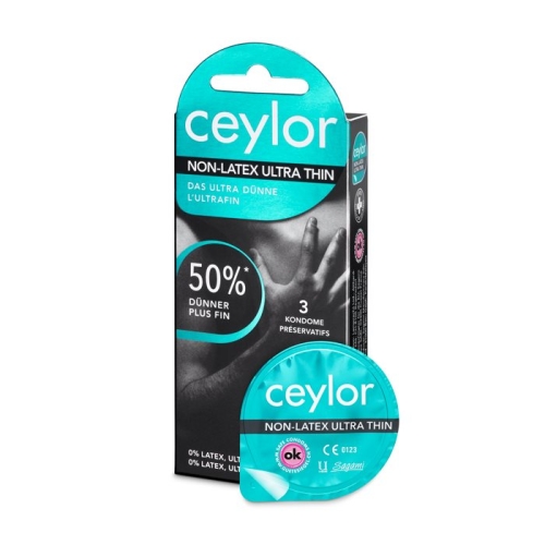 Ceylor Non Latex Condoms Ultra Thin 3 pieces buy online