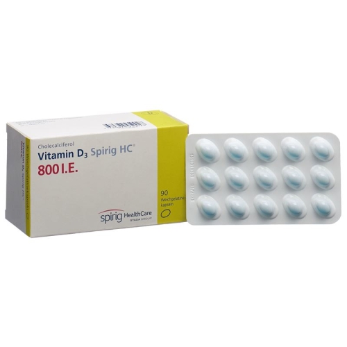 Vitamin D3 Spirig HC Kapseln 800 Ie 90 Stück buy online