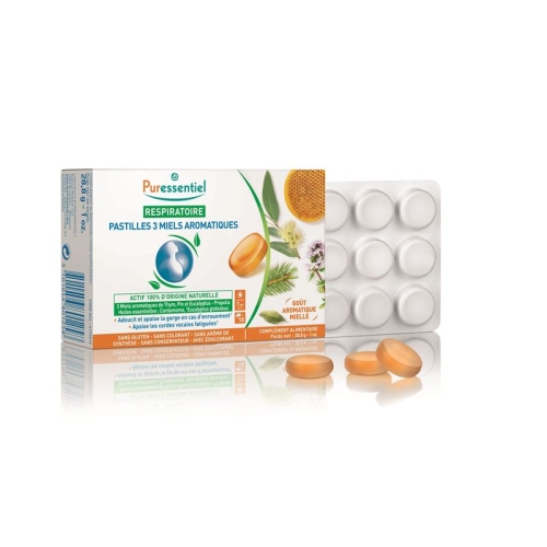 Puressentiel Lozenges 3 honeys 18 pieces buy online