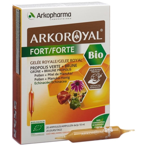 Arkoroyal Gelee Royale Forte Bio 20 Trinkampullen 10ml buy online