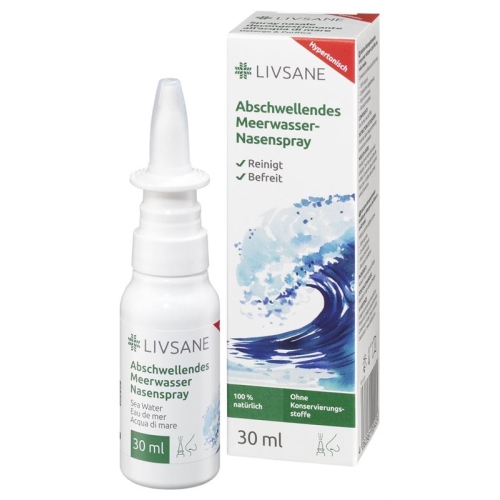 Livsane Nasenspray Hypertonisches Meerwasser 30ml buy online