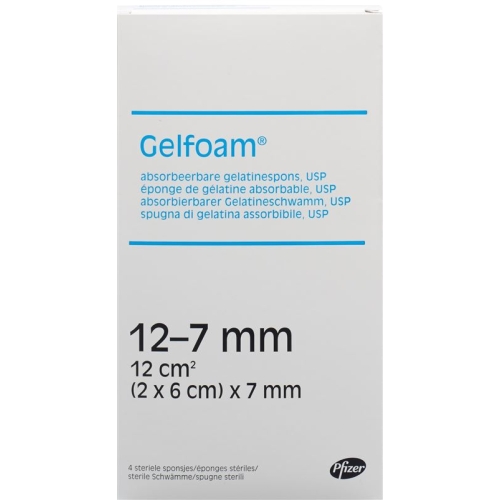 Gelfoam Gelatine Sponges 20x60x7mm 12cm2 4 Stück buy online