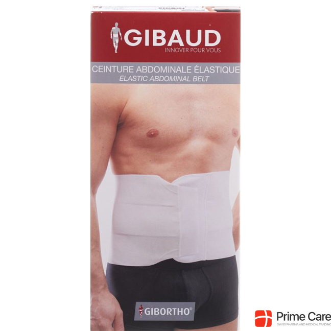 GIBAUD belly strap elastic Gr4 106-120cm white