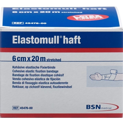 Elastomull Haft Gazebinde Weiss 20mx6cm Rolle buy online