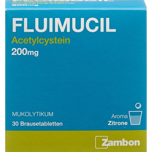 Fluimucil Brausetabletten 200mg Erwachsene Citron 30 Stück buy online