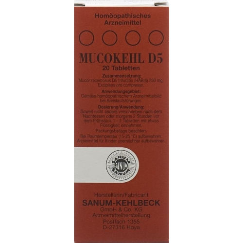 Mucokehl Tabletten D 5 20 Stück buy online