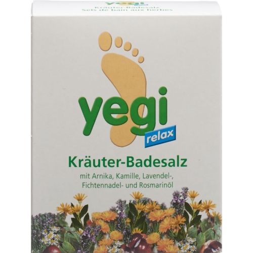 Yegi Relax Kräuter Fussbadesalz 4 Beutel à 50g buy online