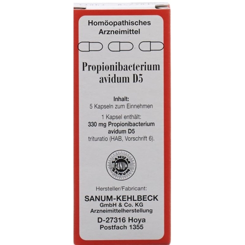 Propionibacterium Avidum Kapseln D 5 5 Stück buy online