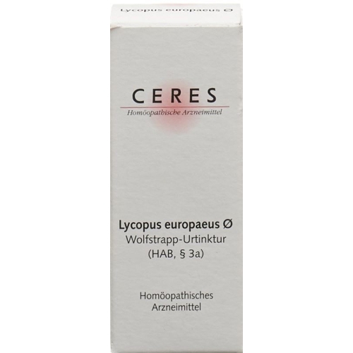 Ceres Lycopus Europaeus Urtinkt 20ml buy online