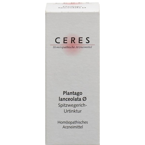 Ceres Plantago Lanceolata Urtinkt 20ml buy online