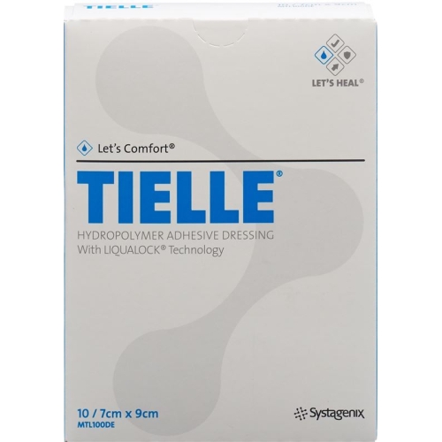 Let's Comfort Tielle Classic Hydropolymer-Schaumverband 7x9cm 10 Beutel buy online