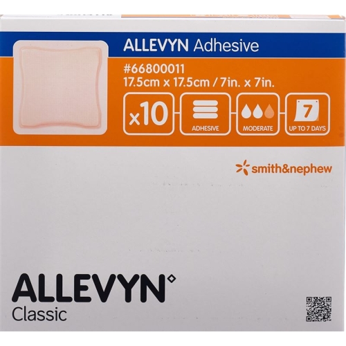 Allevyn Adhesive Wundkompressen 17.5x17.5cm 10 Stück buy online