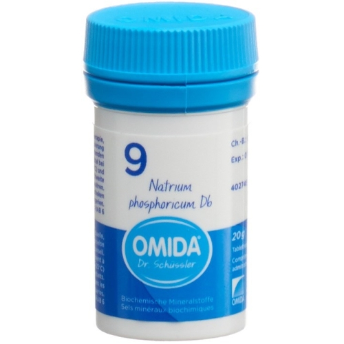 Omida Schüssler Nr. 9 Natrium Phosphoricum Tabletten D6 20g buy online