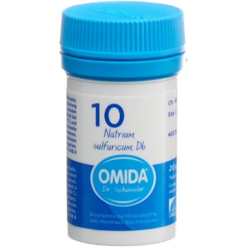 Omida Schüssler Nr. 10 Natrium Sulfat Tabletten D6 20g buy online